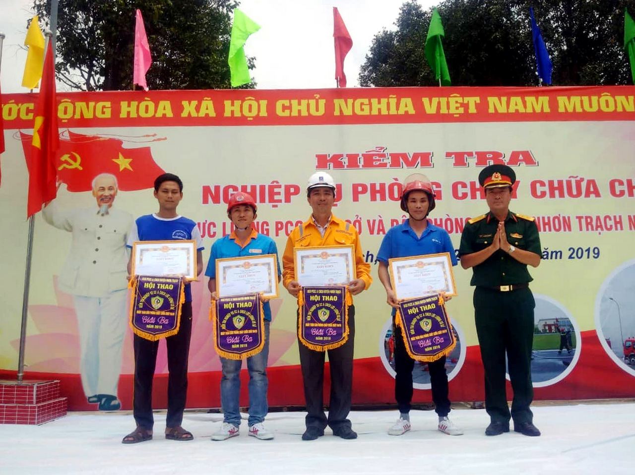 Các đơn vị của PV GAS hưởng ứng tháng Phòng chống Cháy nổ 2019