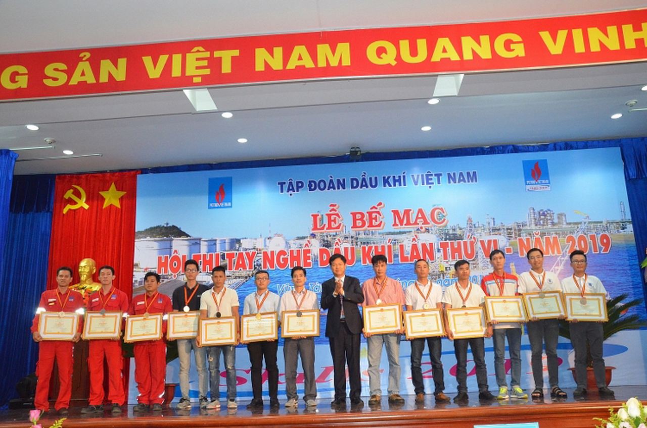 PV GAS nhận được nhiều giải thưởng tại Hội thi tay nghề Dầu khí lần thứ VI