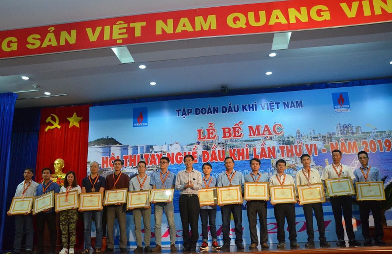 PV GAS nhận được nhiều giải thưởng tại Hội thi tay nghề Dầu khí lần thứ VI