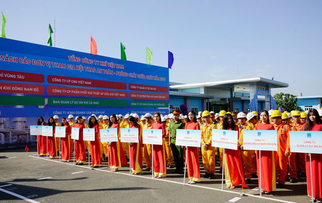 Sôi nổi Hội thao PCCC PV GAS năm 2019