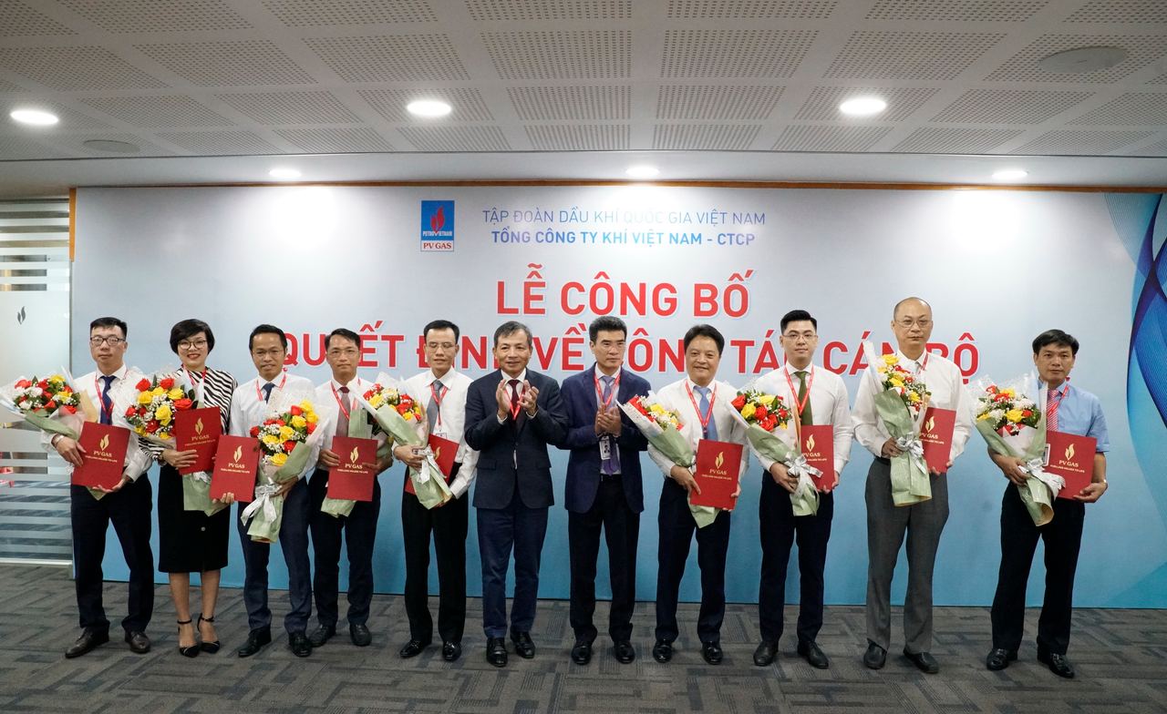 Lễ Công bố quyết định về công tác cán bộ của Tổng công ty Khí Việt Nam Lễ Công bố quyết định về công tác cán bộ của Tổng công ty Khí Việt Nam