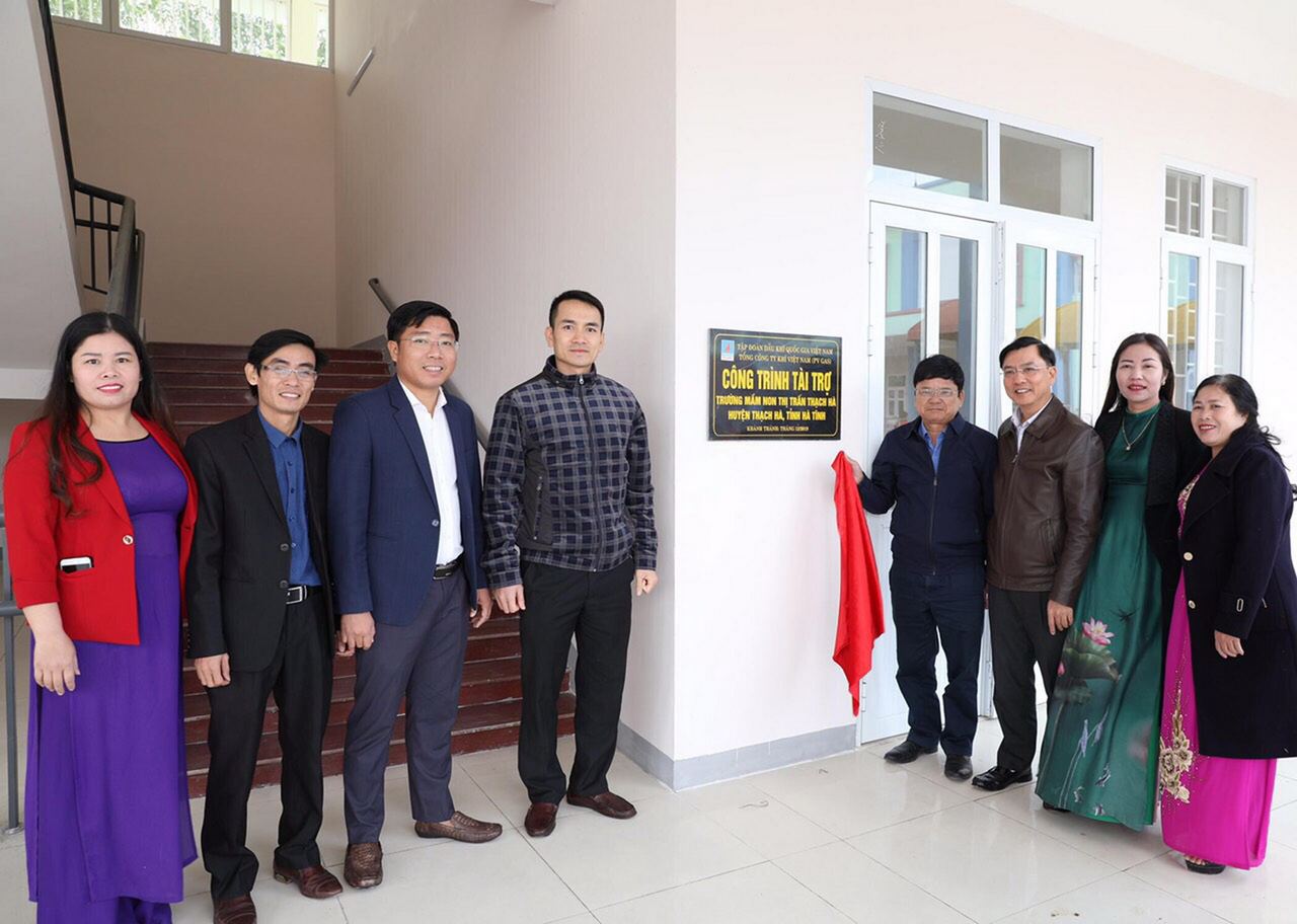 PV GAS tài trợ xây dựng 2 trường mầm non Nghệ An và Hà Tĩnh PV GAS tài trợ xây dựng 2 trường mầm non Nghệ An và Hà Tĩnh