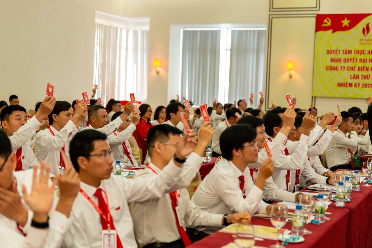 ĐẠI HỘI ĐẢNG BỘ CÔNG TY CHẾ BIẾN KHÍ VŨNG TÀU LẦN III, NHIỆM KỲ 2020-2025