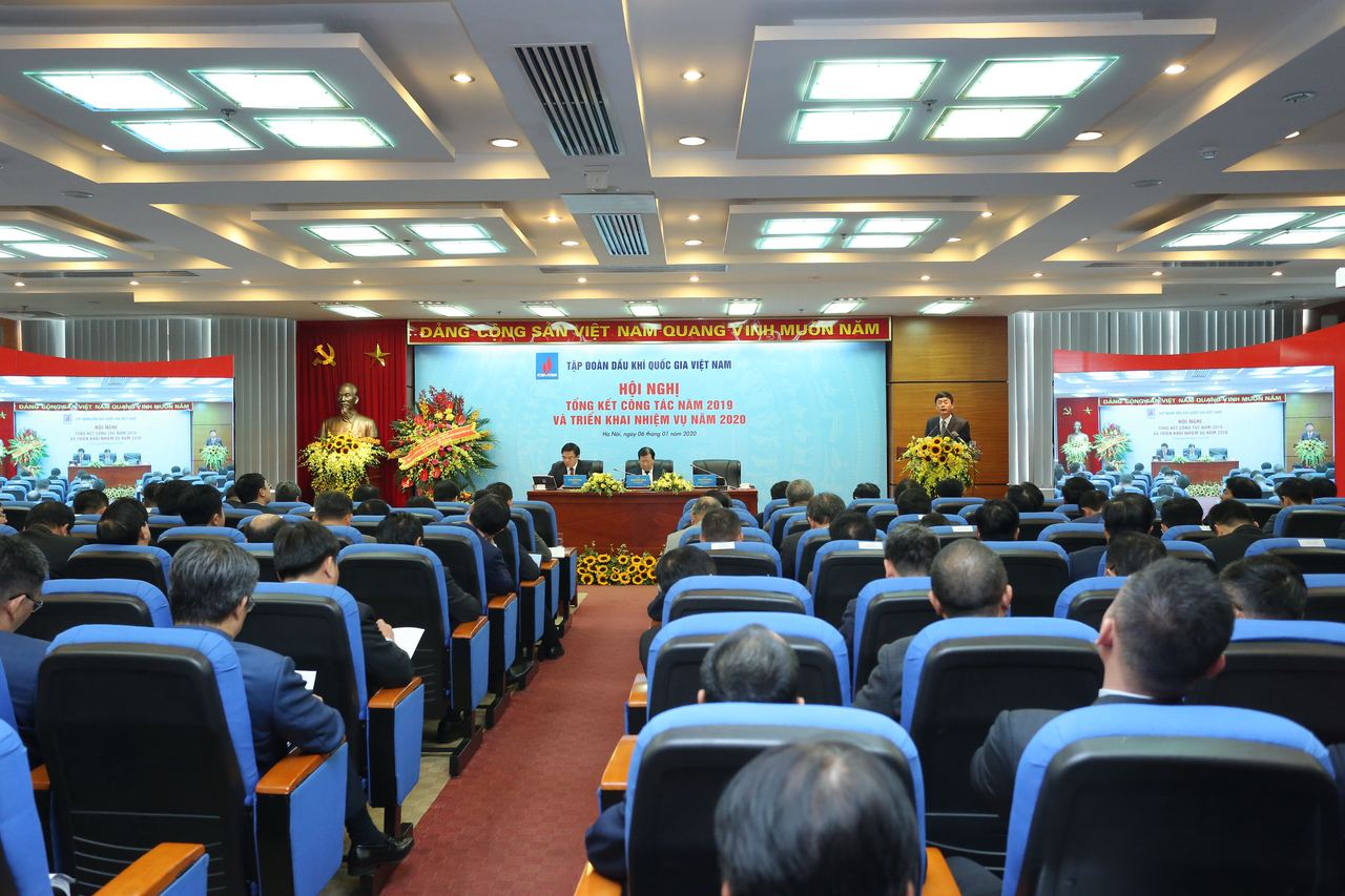 Hội nghị Tổng kết công tác năm 2019 và triển khai nhiệm vụ năm 2020 của PVN: PV GAS nhận Bằng khen tập thể có thành tích xuất sắc năm 2019