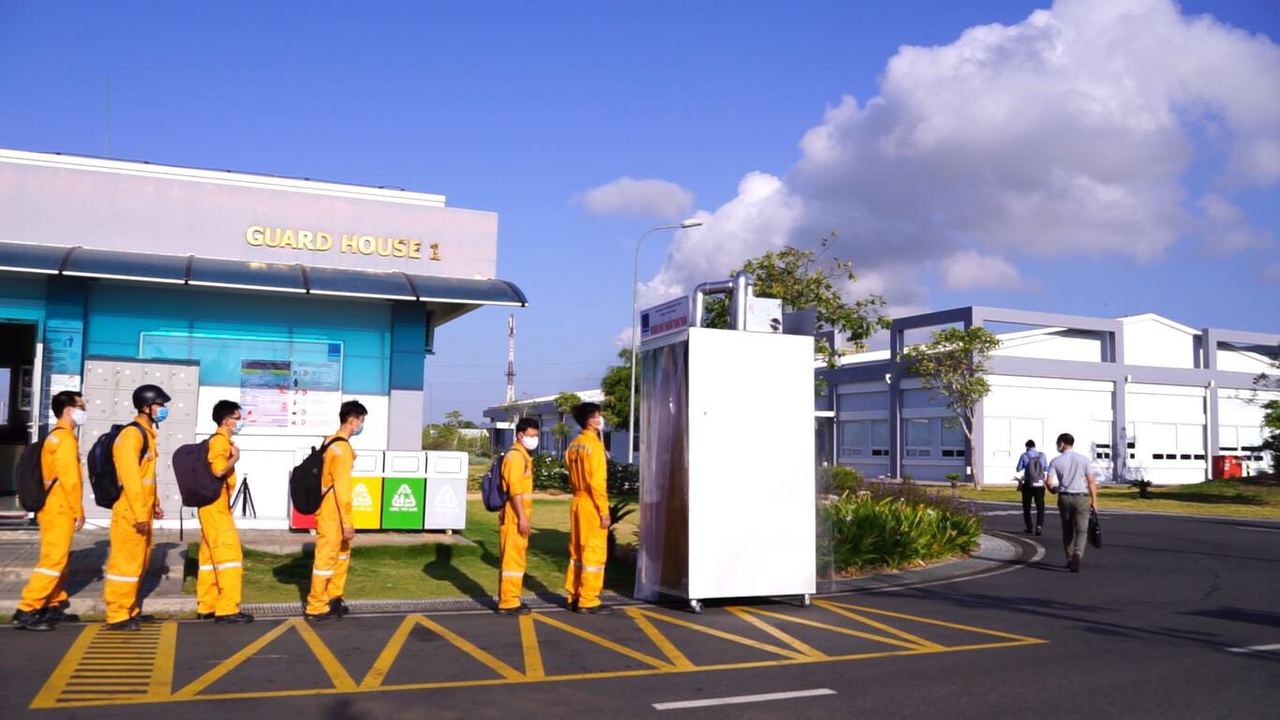 Công tác phòng, chống dịch Covid- 19 tại Công ty Khí Cà Mau