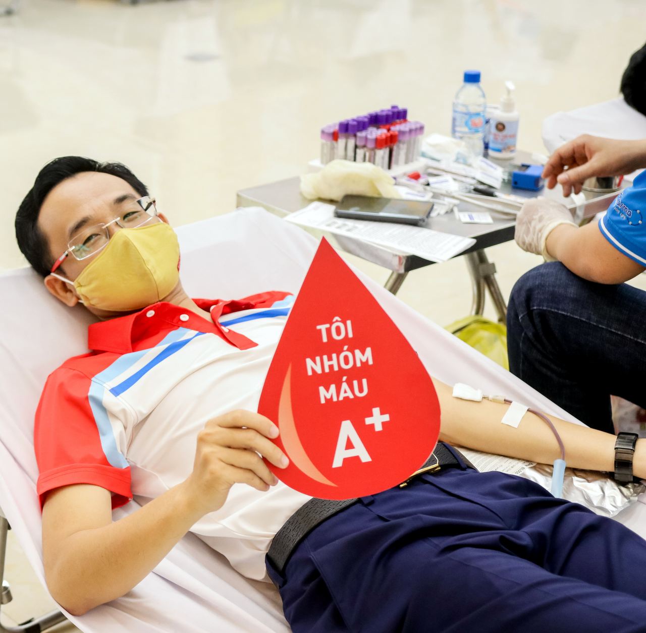 222 đơn vị máu từ Ngày hội hiến máu "KVT - Trao yêu thương, sẻ chia sự sống"