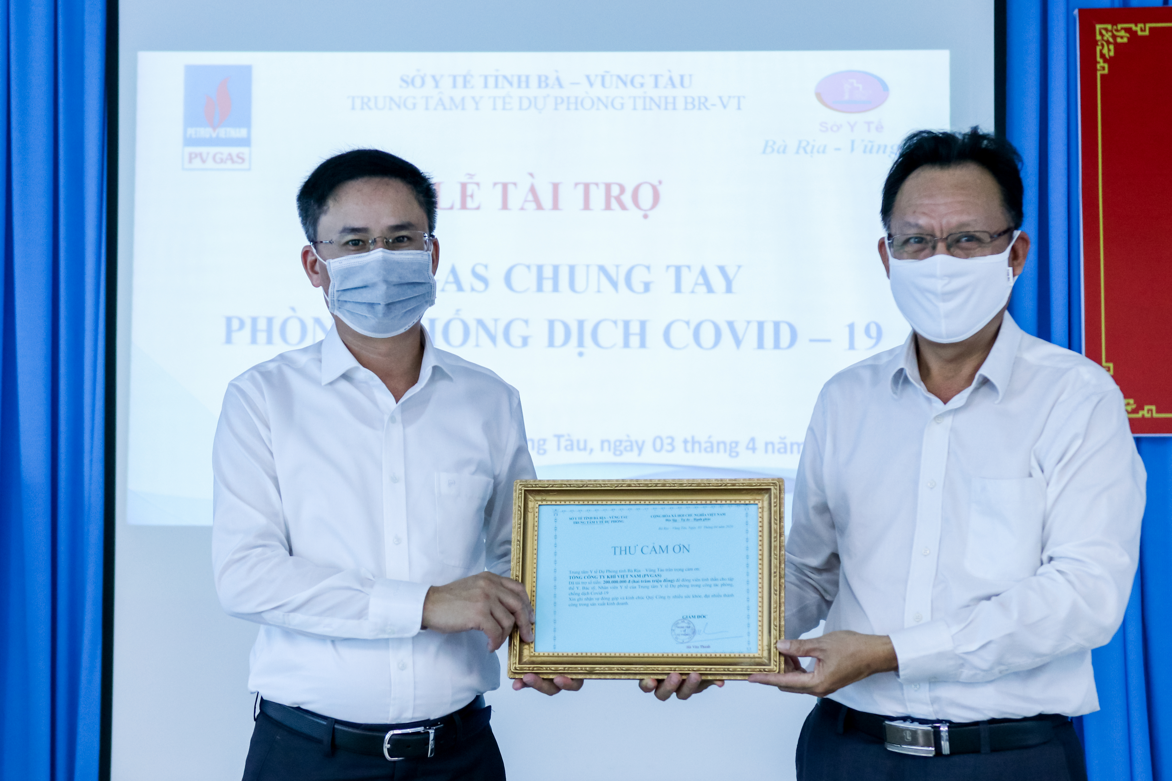 PV GAS joins hands to fight against Covid-19 pandemic at BR-VT PV GAS joins hands to fight against Covid-19 pandemic at BR-VT
