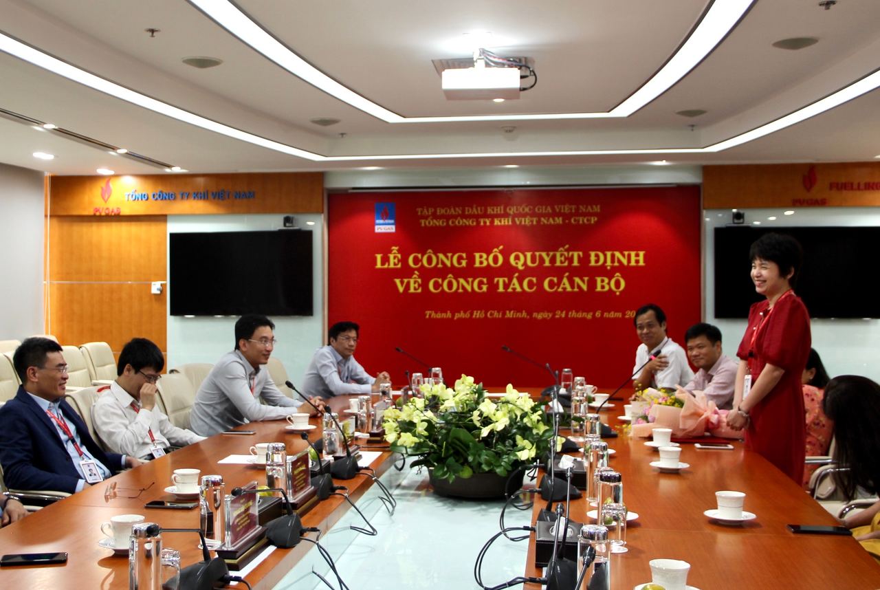 Lễ Công bố Quyết định bổ nhiệm Trưởng Ban Pháp chế - Tổng công ty Khí Việt Nam