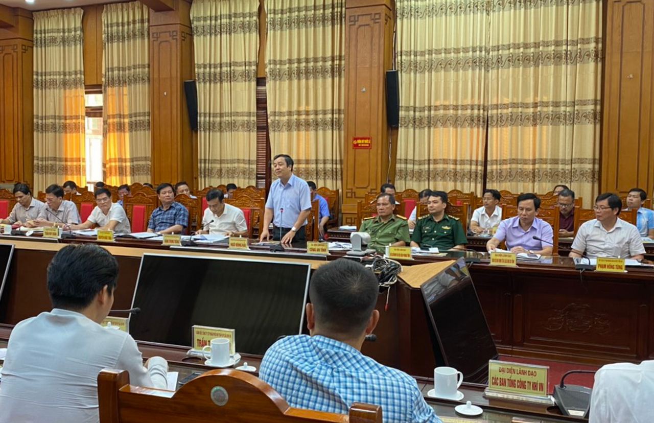 Bí thư Tỉnh ủy, Chủ tịch UBND tỉnh Thái Bình tiếp và làm việc với đoàn Lãnh đạo Tổng công ty Khí Việt Nam Bí thư Tỉnh ủy, Chủ tịch UBND tỉnh Thái Bình tiếp và làm việc với đoàn Lãnh đạo Tổng công ty Khí Việt Nam