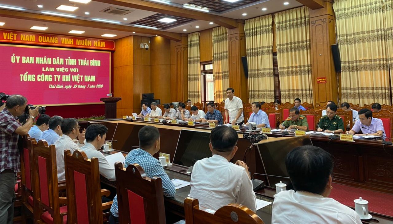 Bí thư Tỉnh ủy, Chủ tịch UBND tỉnh Thái Bình tiếp và làm việc với đoàn Lãnh đạo Tổng công ty Khí Việt Nam Bí thư Tỉnh ủy, Chủ tịch UBND tỉnh Thái Bình tiếp và làm việc với đoàn Lãnh đạo Tổng công ty Khí Việt Nam