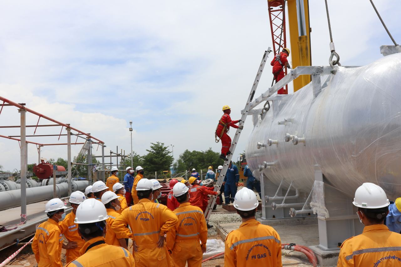 KVT thực hiện cải hoán tại GPP Dinh Cố để đáp ứng yêu cầu tiếp nhận khí NCS2