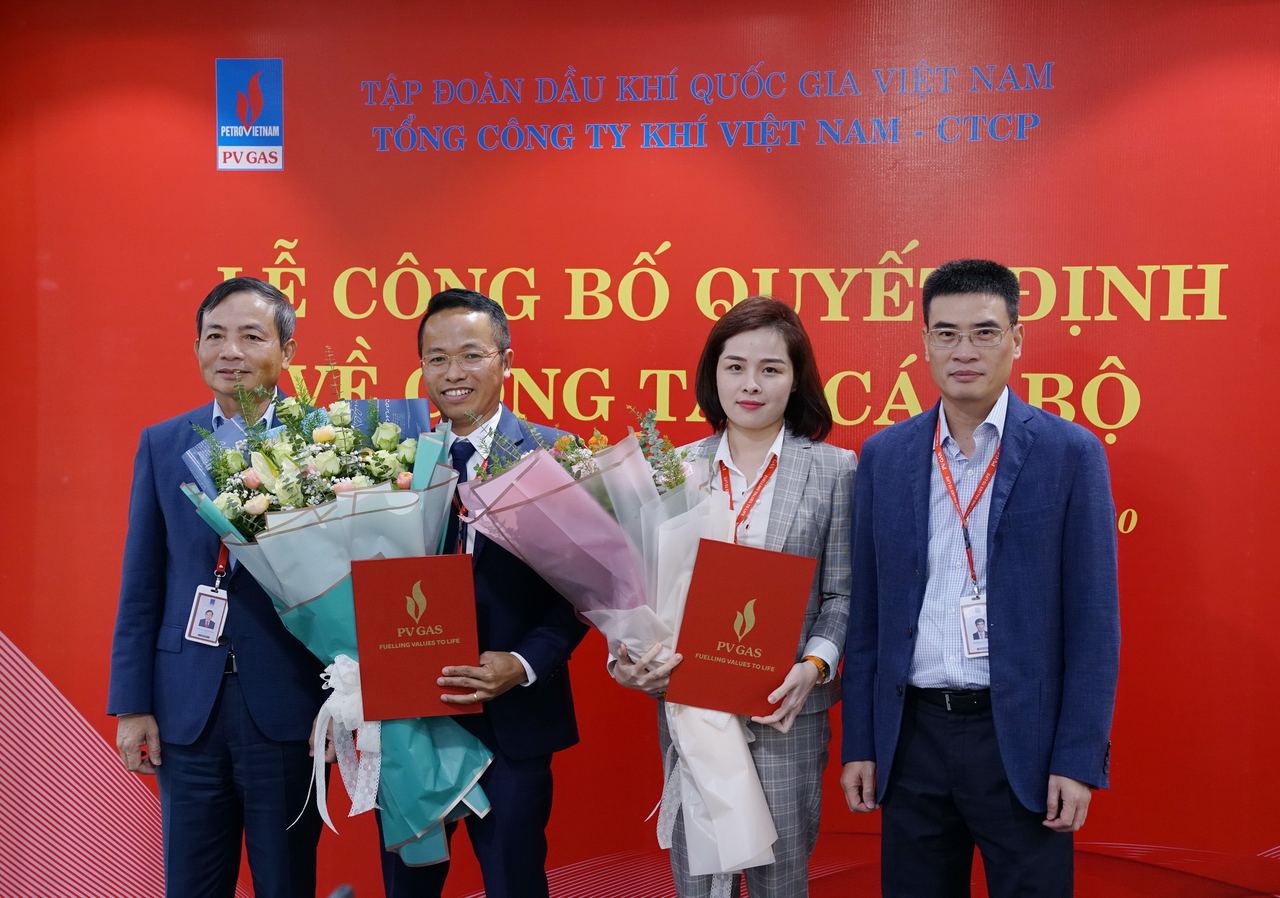 PV GAS công bố quyết định bổ nhiệm cán bộ năm 2020 PV GAS công bố quyết định bổ nhiệm cán bộ năm 2020