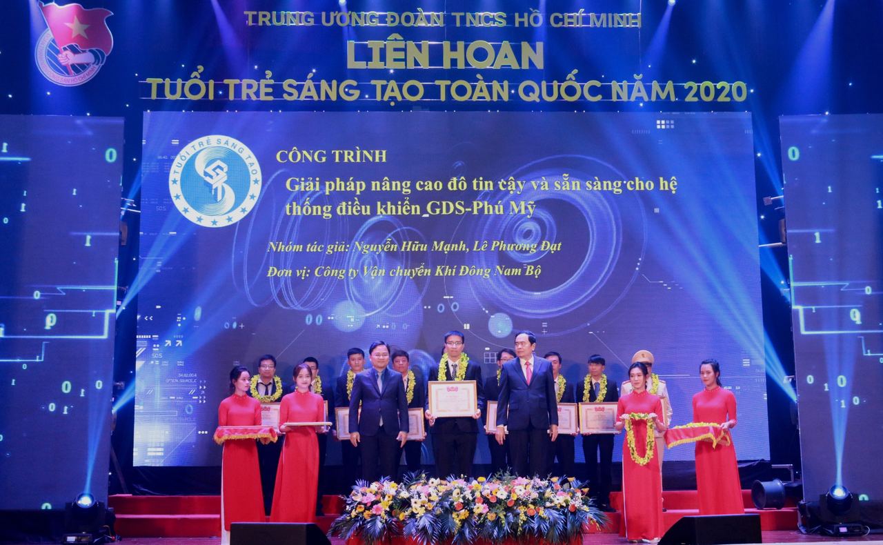 3 công trình của PV GAS được tuyên dương “Tuổi trẻ sáng tạo” toàn quốc năm 2020 3 công trình của PV GAS được tuyên dương “Tuổi trẻ sáng tạo” toàn quốc năm 2020