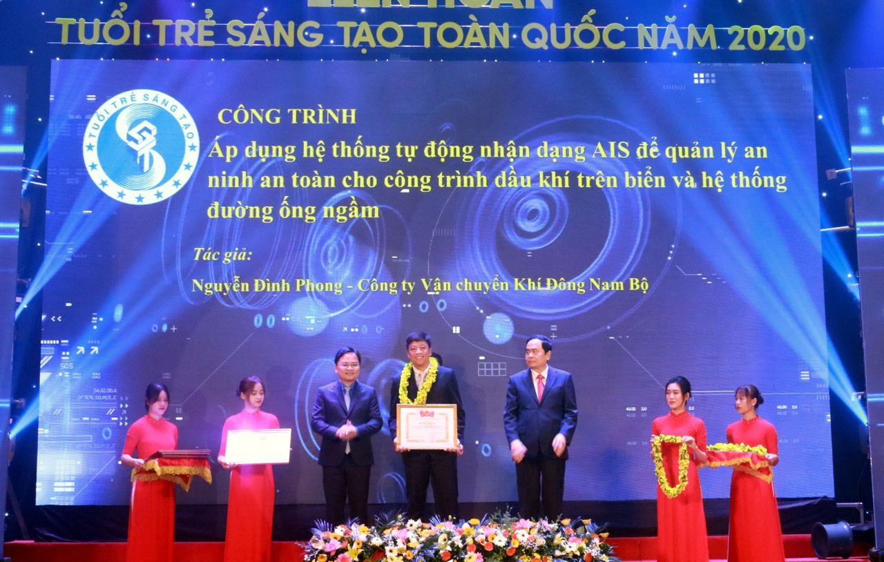 3 công trình của PV GAS được tuyên dương “Tuổi trẻ sáng tạo” toàn quốc năm 2020 3 công trình của PV GAS được tuyên dương “Tuổi trẻ sáng tạo” toàn quốc năm 2020