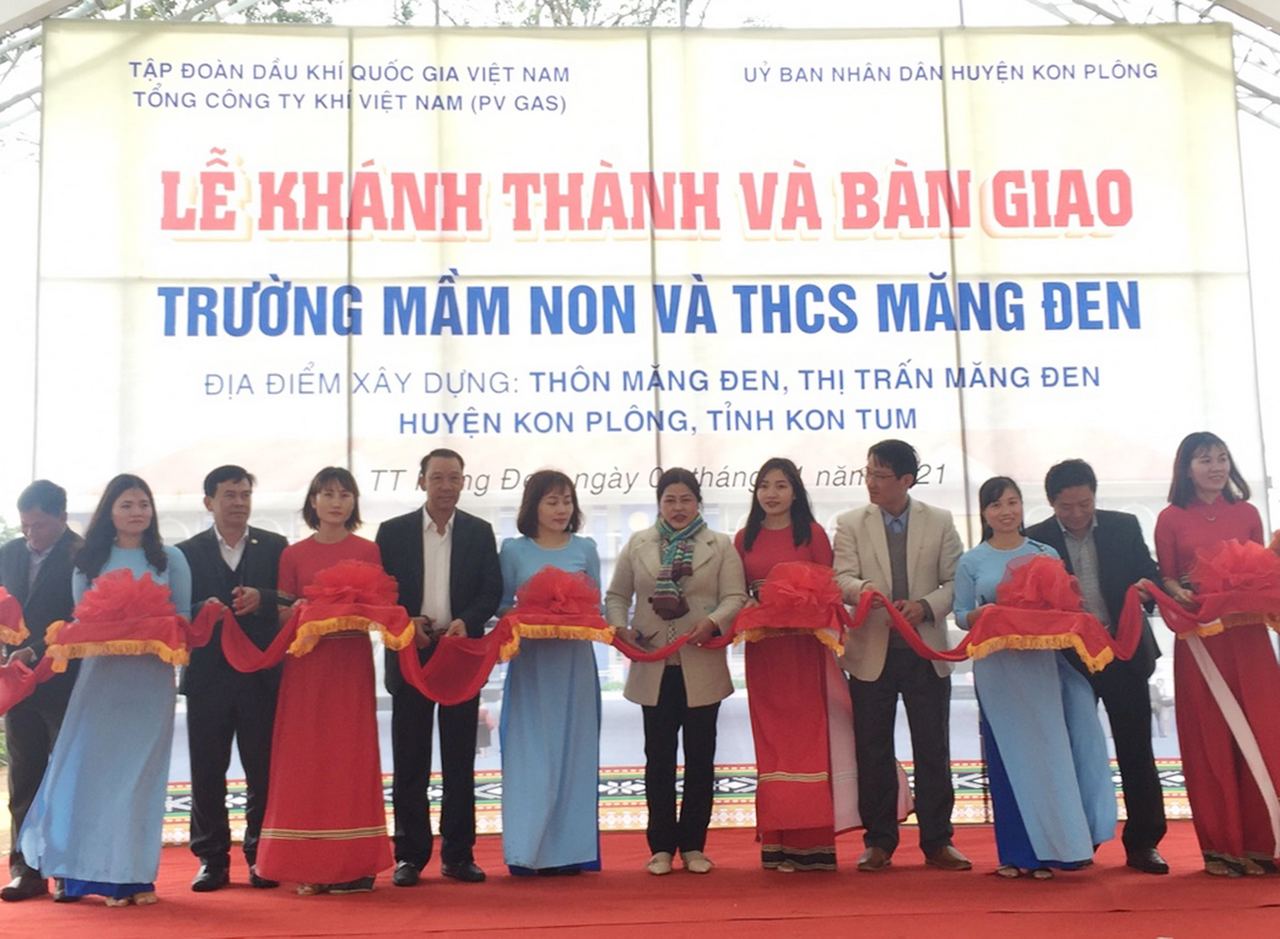 PV GAS tài trợ 12 tỷ đồng xây dựng trường học Kon Tum PV GAS tài trợ 12 tỷ đồng xây dựng trường học Kon Tum