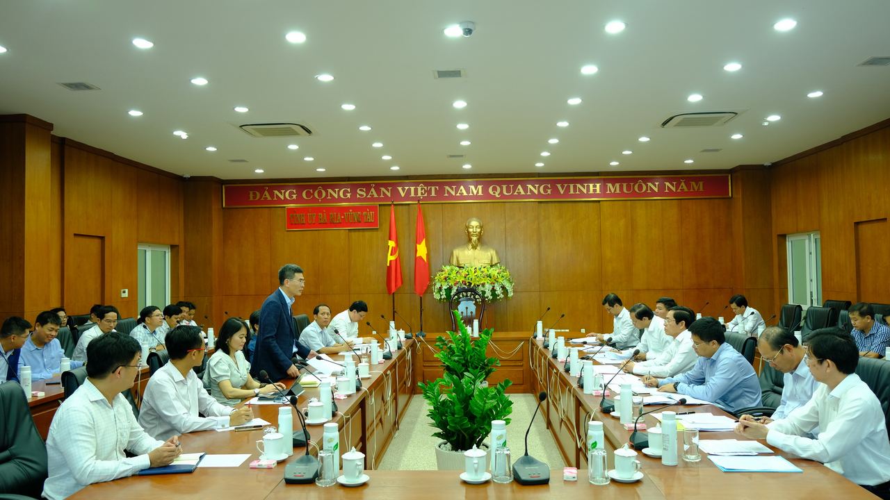 Bí thư Tỉnh ủy, Chủ tịch UBND tỉnh Bà Rịa-Vũng Tàu tiếp và làm việc với đoàn Lãnh đạo Tổng công ty Khí Việt Nam Bí thư Tỉnh ủy, Chủ tịch UBND tỉnh Bà Rịa-Vũng Tàu tiếp và làm việc với đoàn Lãnh đạo Tổng công ty Khí Việt Nam