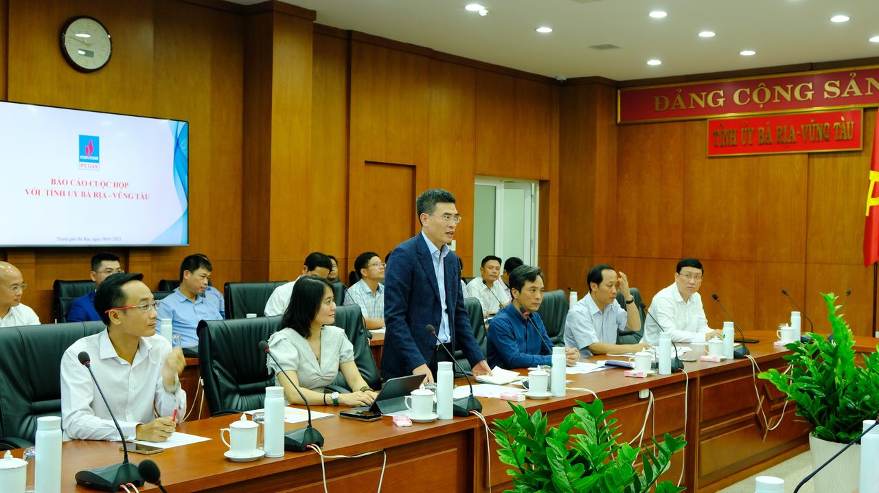 Bí thư Tỉnh ủy, Chủ tịch UBND tỉnh Bà Rịa-Vũng Tàu tiếp và làm việc với đoàn Lãnh đạo Tổng công ty Khí Việt Nam Bí thư Tỉnh ủy, Chủ tịch UBND tỉnh Bà Rịa-Vũng Tàu tiếp và làm việc với đoàn Lãnh đạo Tổng công ty Khí Việt Nam