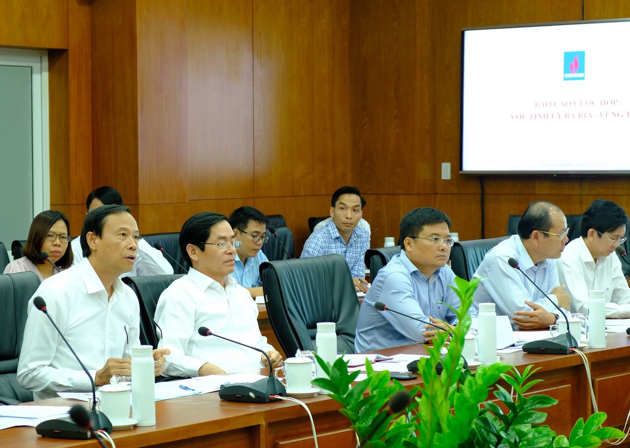 Bí thư Tỉnh ủy, Chủ tịch UBND tỉnh Bà Rịa-Vũng Tàu tiếp và làm việc với đoàn Lãnh đạo Tổng công ty Khí Việt Nam Bí thư Tỉnh ủy, Chủ tịch UBND tỉnh Bà Rịa-Vũng Tàu tiếp và làm việc với đoàn Lãnh đạo Tổng công ty Khí Việt Nam