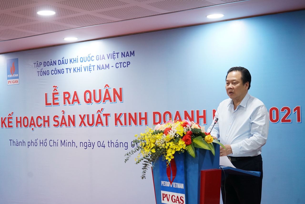 PV GAS tổ chức Lễ ra quân triển khai kế hoạch sản xuất kinh doanh năm 2021