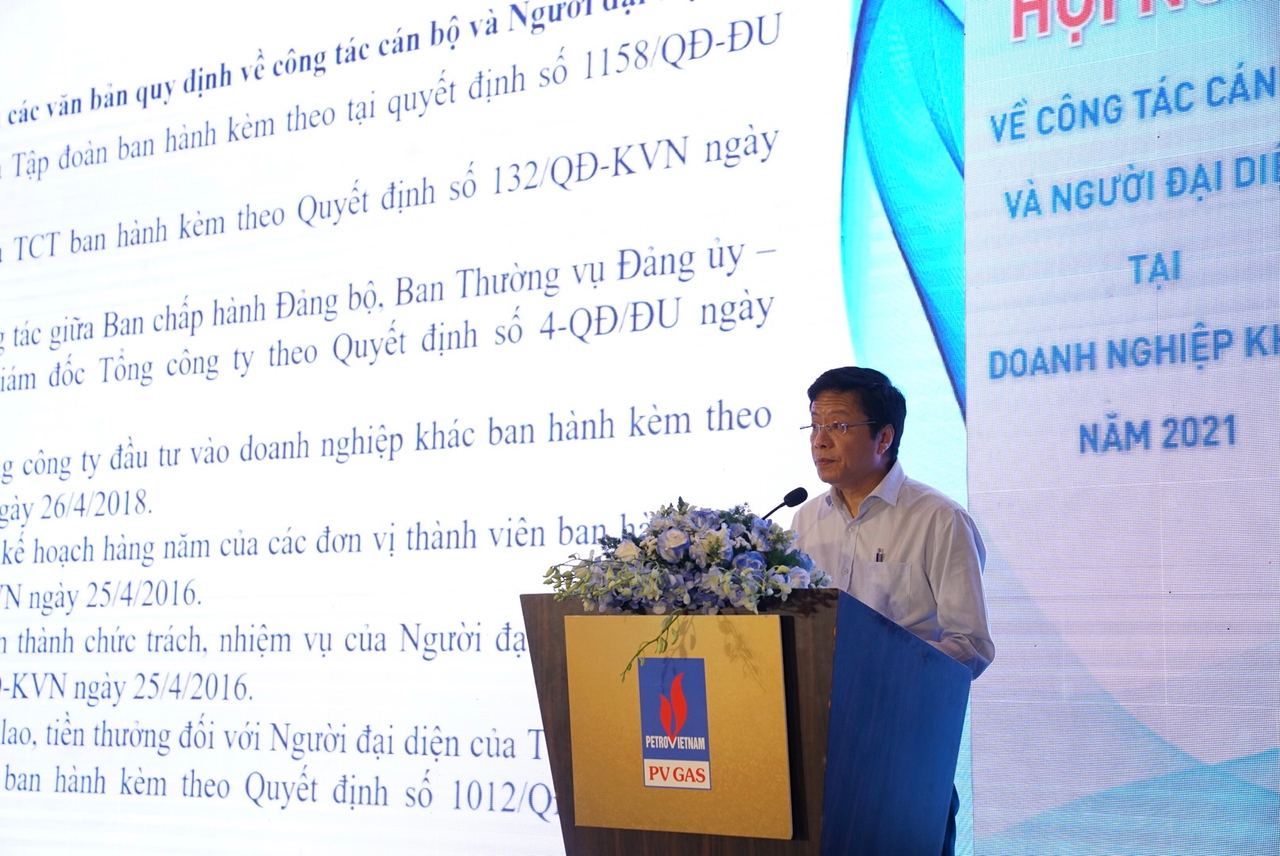 PV GAS tổ chức Hội nghị về Công tác cán bộ và Người đại diện của Tổng công ty tại doanh nghiệp khác năm 2021