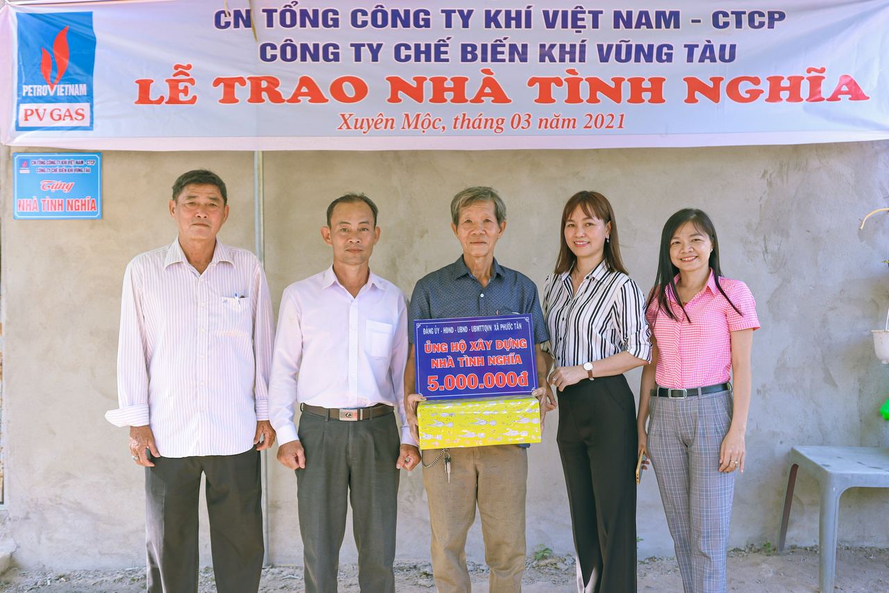 KVT trao tặng Nhà tình nghĩa tại huyện Xuyên Mộc, tỉnh BR-VT