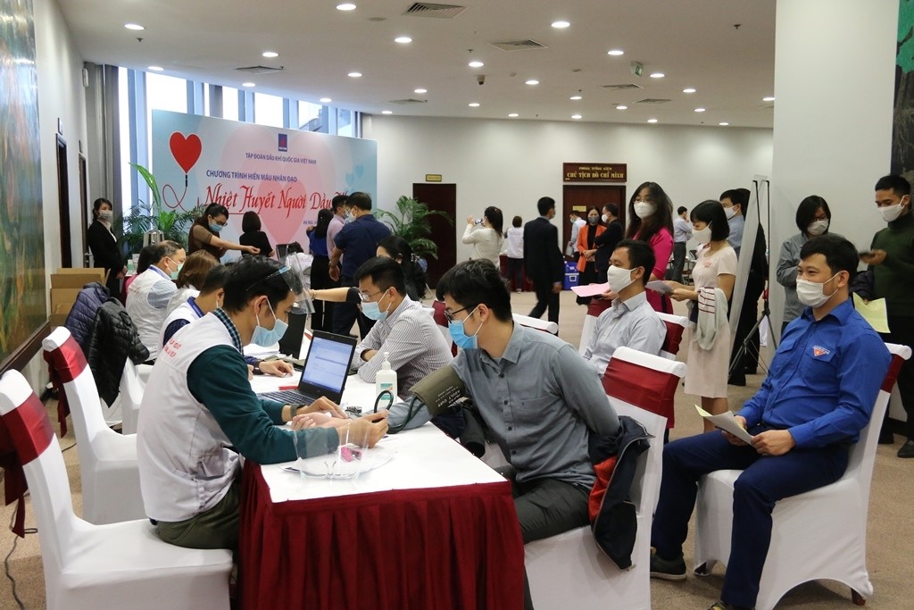 Chủ tịch HĐTV Petrovietnam - Hoàng Quốc Vượng kêu gọi toàn thể người lao động Dầu khí tham gia hiến máu