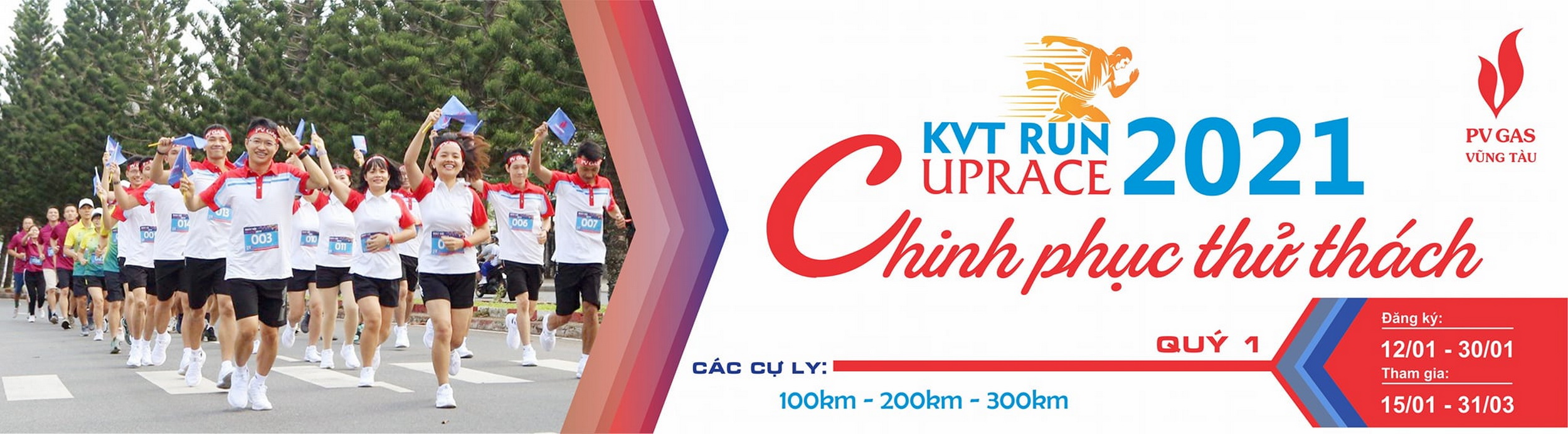 Gần 200 VĐV tham gia giải chạy bộ tích lũy KVT RUN UPRACE 2021 Gần 200 VĐV tham gia giải chạy bộ tích lũy KVT RUN UPRACE 2021