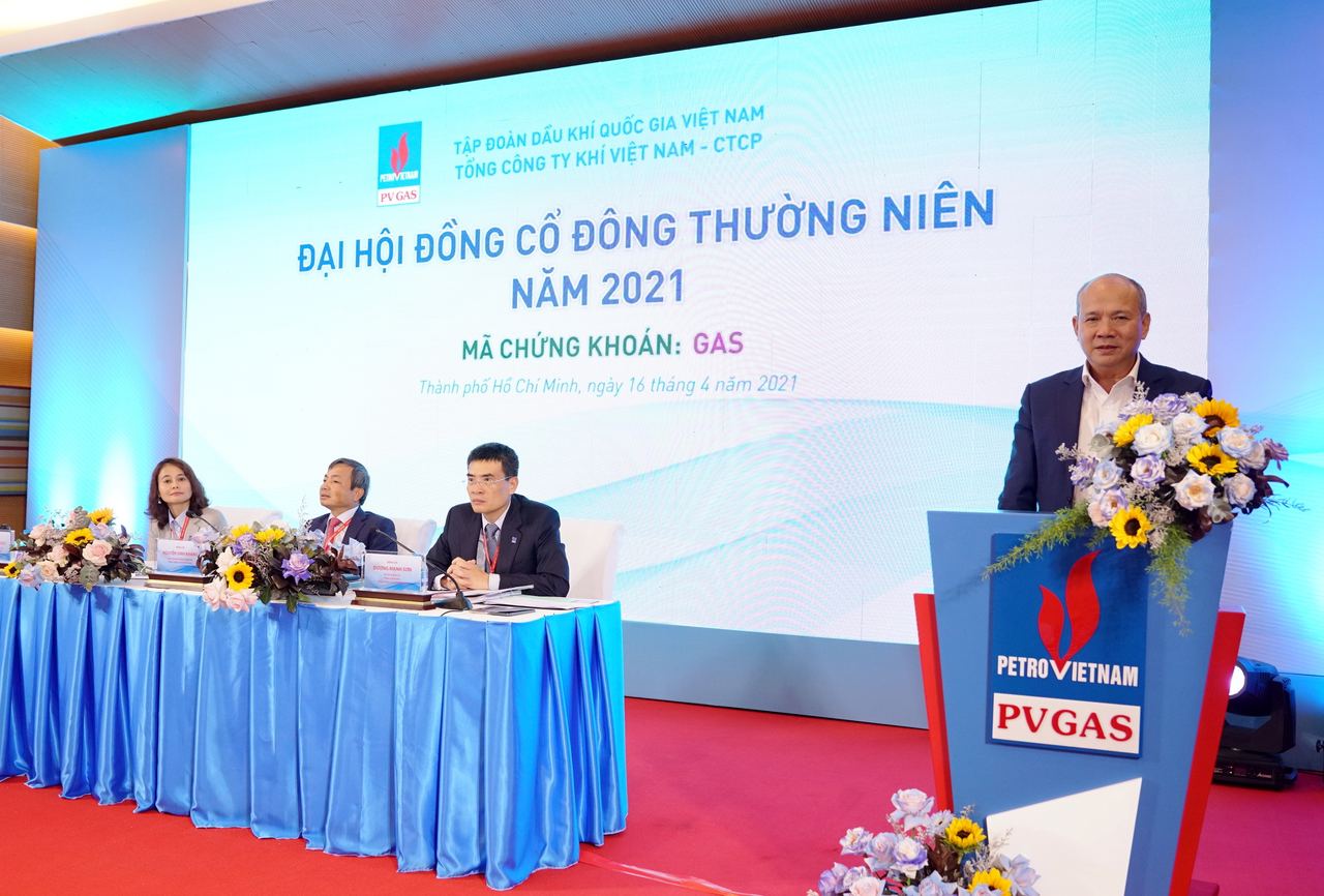 Đại hội đồng cổ đông thường niên năm 2021 PV GAS: Thông qua 19 tờ trình, bầu bổ sung Thành viên HĐQT, chia cổ tức năm 2020 tỷ lệ 30%