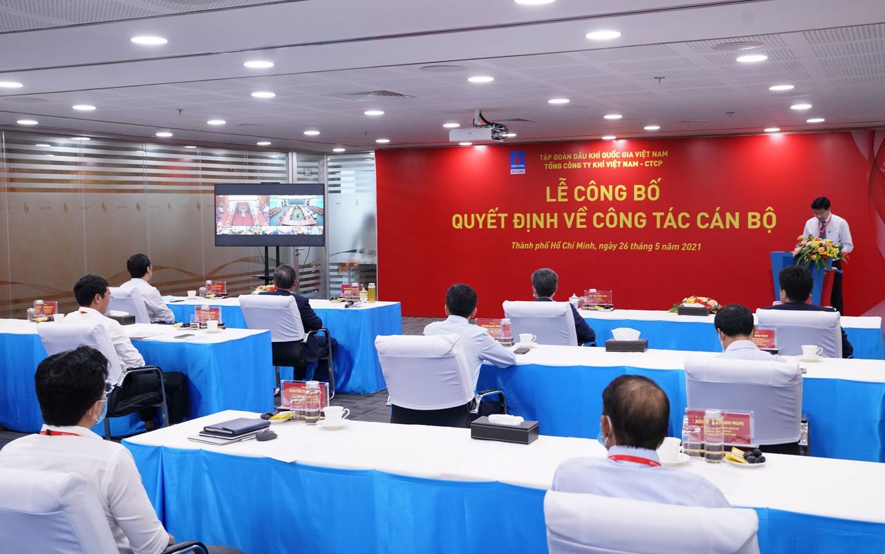 PV GAS công bố quyết định bổ nhiệm cán bộ năm 2021