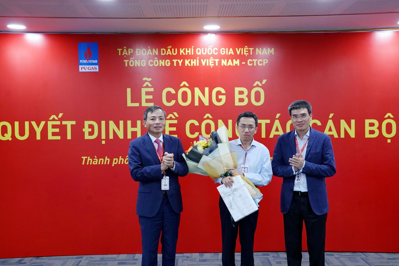 PV GAS công bố quyết định bổ nhiệm cán bộ năm 2021