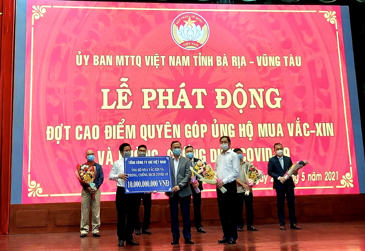 PV GAS tiếp tục ủng hộ 20 tỷ đồng, đồng hành cùng các tỉnh thành phòng chống COVID-19