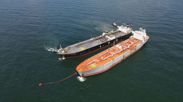 PV GAS Trading successfully receives the first refrigerated LPG ship at floating refrigerated LPG storage vessels in Northern region PV GAS Trading successfully receives the first refrigerated LPG ship at floating refrigerated LPG storage vessels in Northern region
