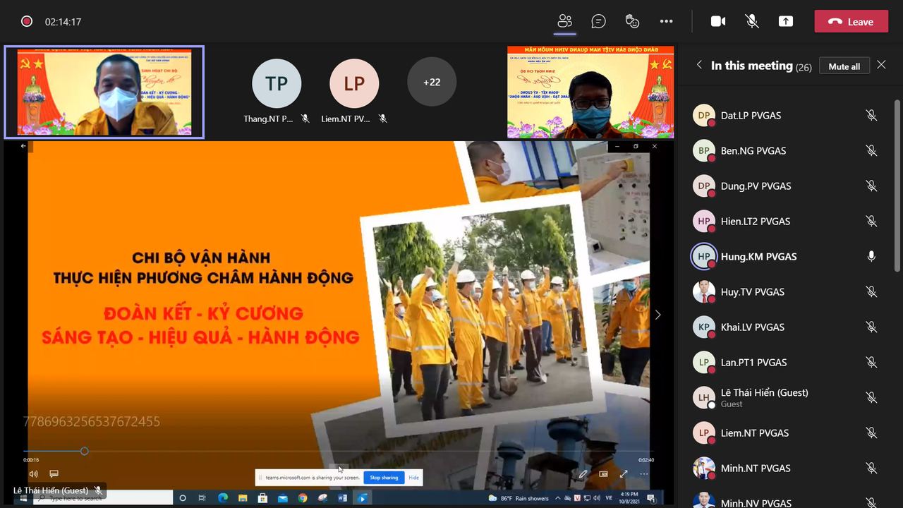 Đảng bộ KĐN triển khai sinh hoạt chuyên đề " Đoàn kết - Kỷ cương - Sáng tạo - Hiệu quả - Hành động"