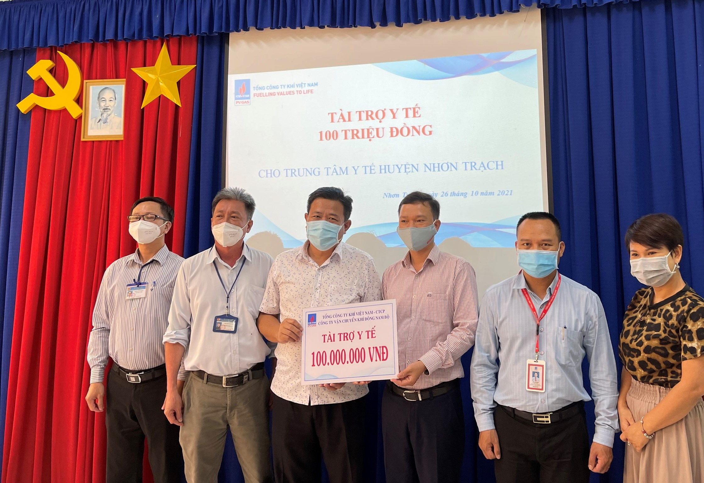 PV GAS tiếp tục các chương trình ủng hộ phòng chống đại dịch