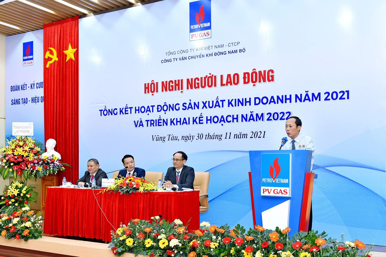Công ty Vận chuyển Khí Đông Nam Bộ: Đoàn kết đồng lòng, nỗ lực thích nghi với tình hình mới Công ty Vận chuyển Khí Đông Nam Bộ: Đoàn kết đồng lòng, nỗ lực thích nghi với tình hình mới