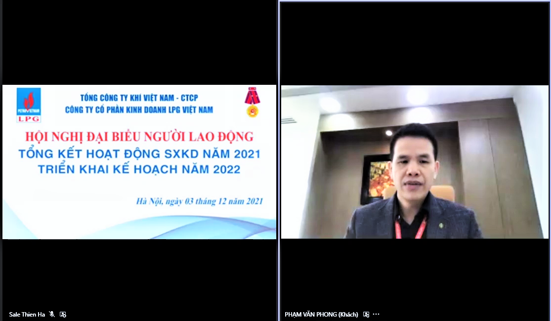 PV GAS LPG tổ chức thành công Hội nghị Người lao động năm 2021: “ Đổi mới - Hành động”