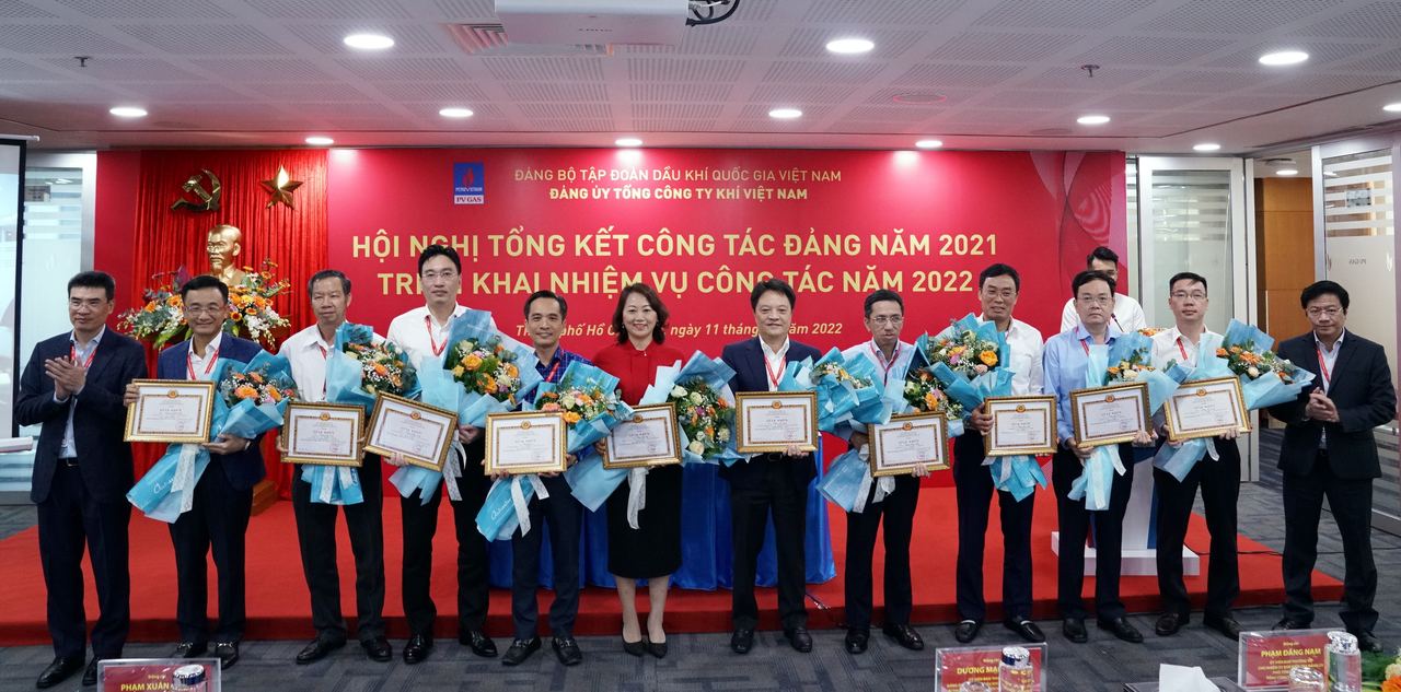Đảng ủy PV GAS tổng kết công tác năm 2021, triển khai nhiệm vụ năm 2022