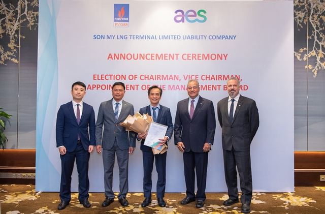 PV GAS and AES Corporation announced the personnel decisions for Son My LNG Terminal Co., Ltd PV GAS and AES Corporation announced the personnel decisions for Son My LNG Terminal Co., Ltd