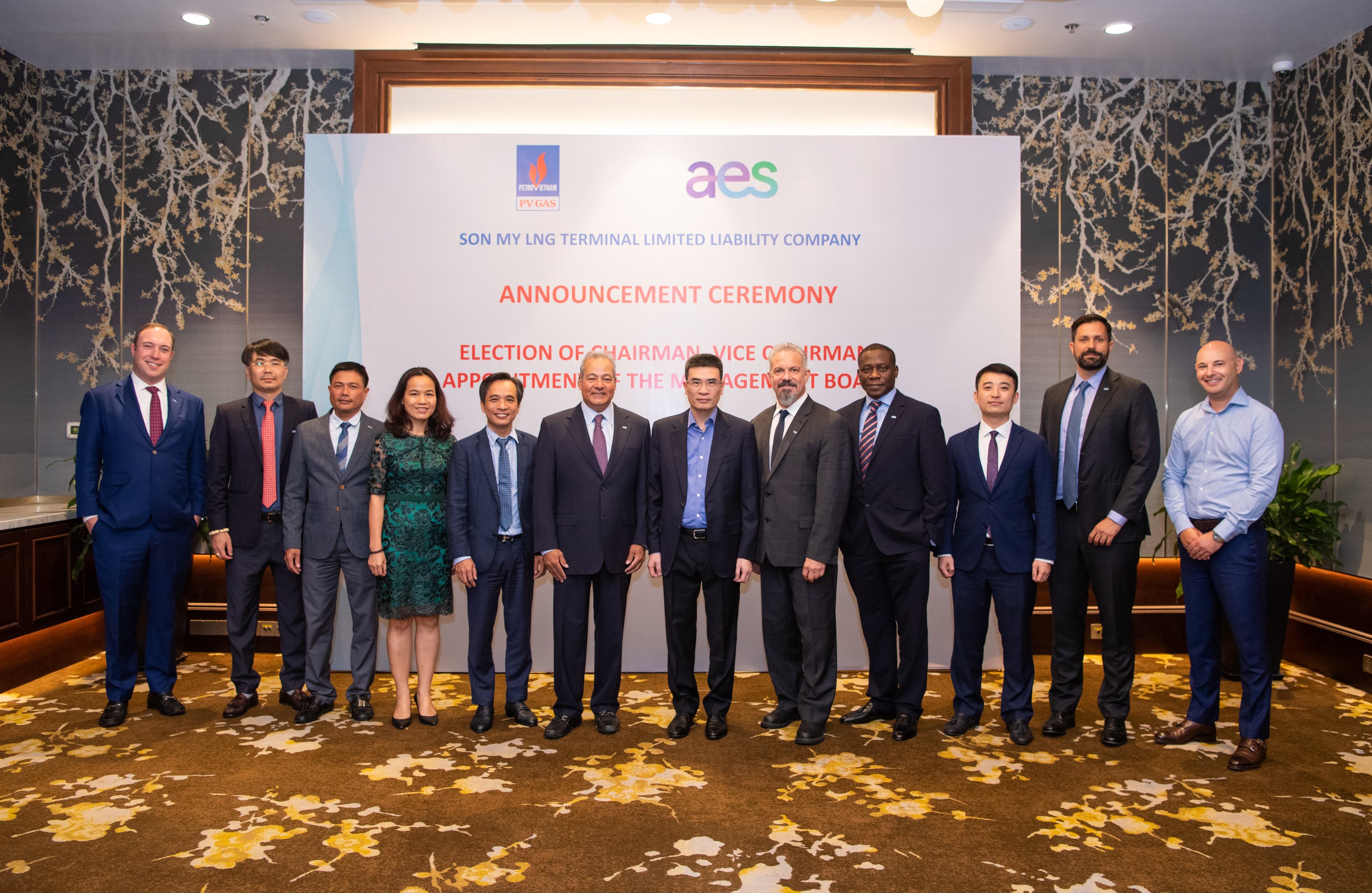 PV GAS and AES Corporation announced the personnel decisions for Son My LNG Terminal Co., Ltd