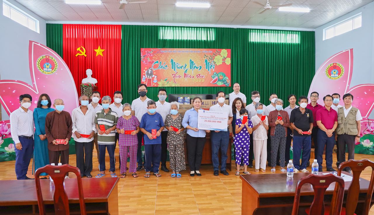 100 phần quà gửi tặng các cơ sở nhân đạo từ thiện BR-VT