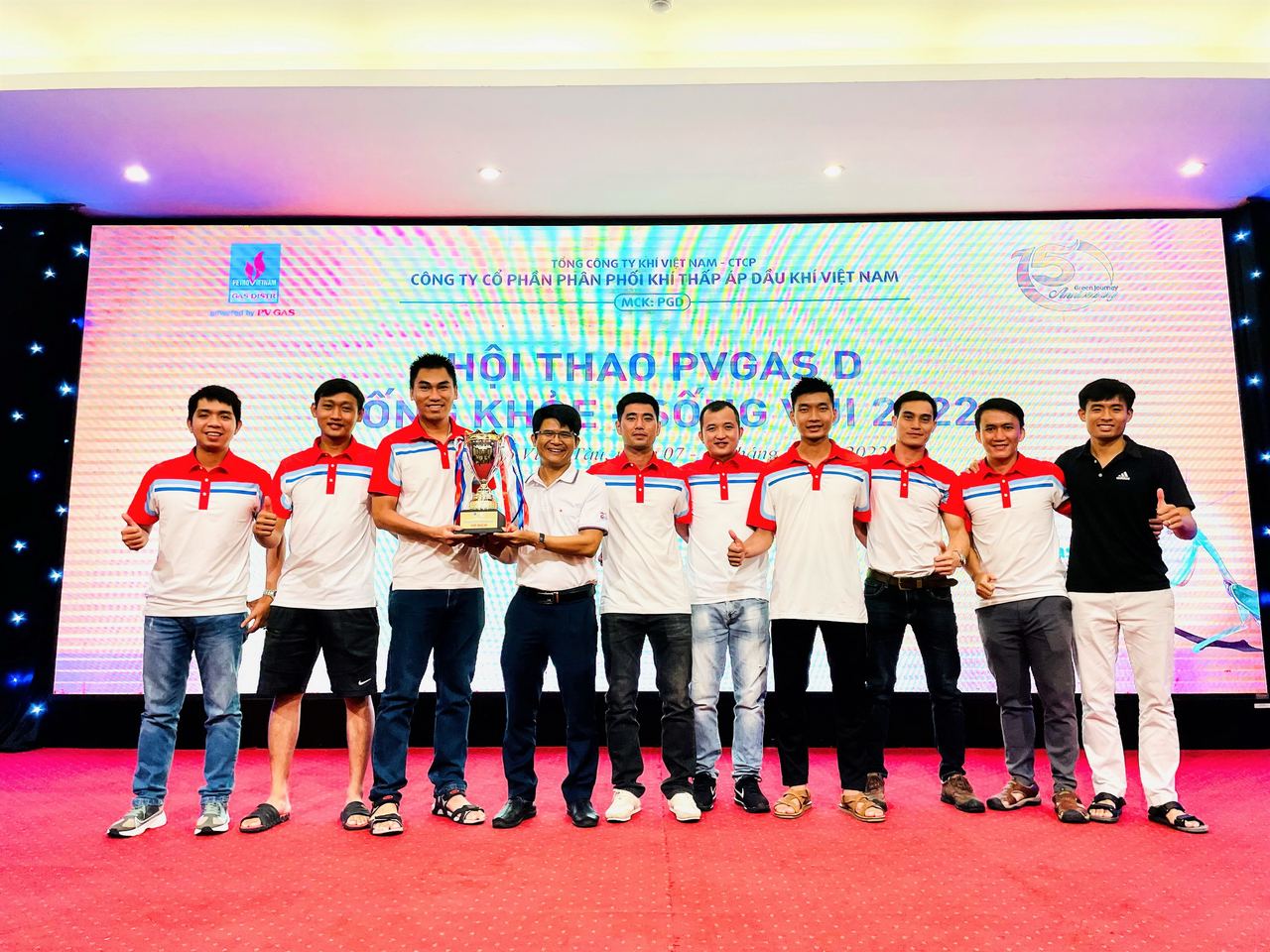Hoạt động thể thao chào mừng tháng công nhân 2022