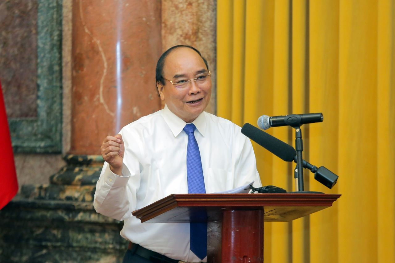Chủ tịch nước Nguyễn Xuân Phúc: Ngành Dầu khí phải giữ vững bản lĩnh, tinh thần "Những người đi tìm lửa"