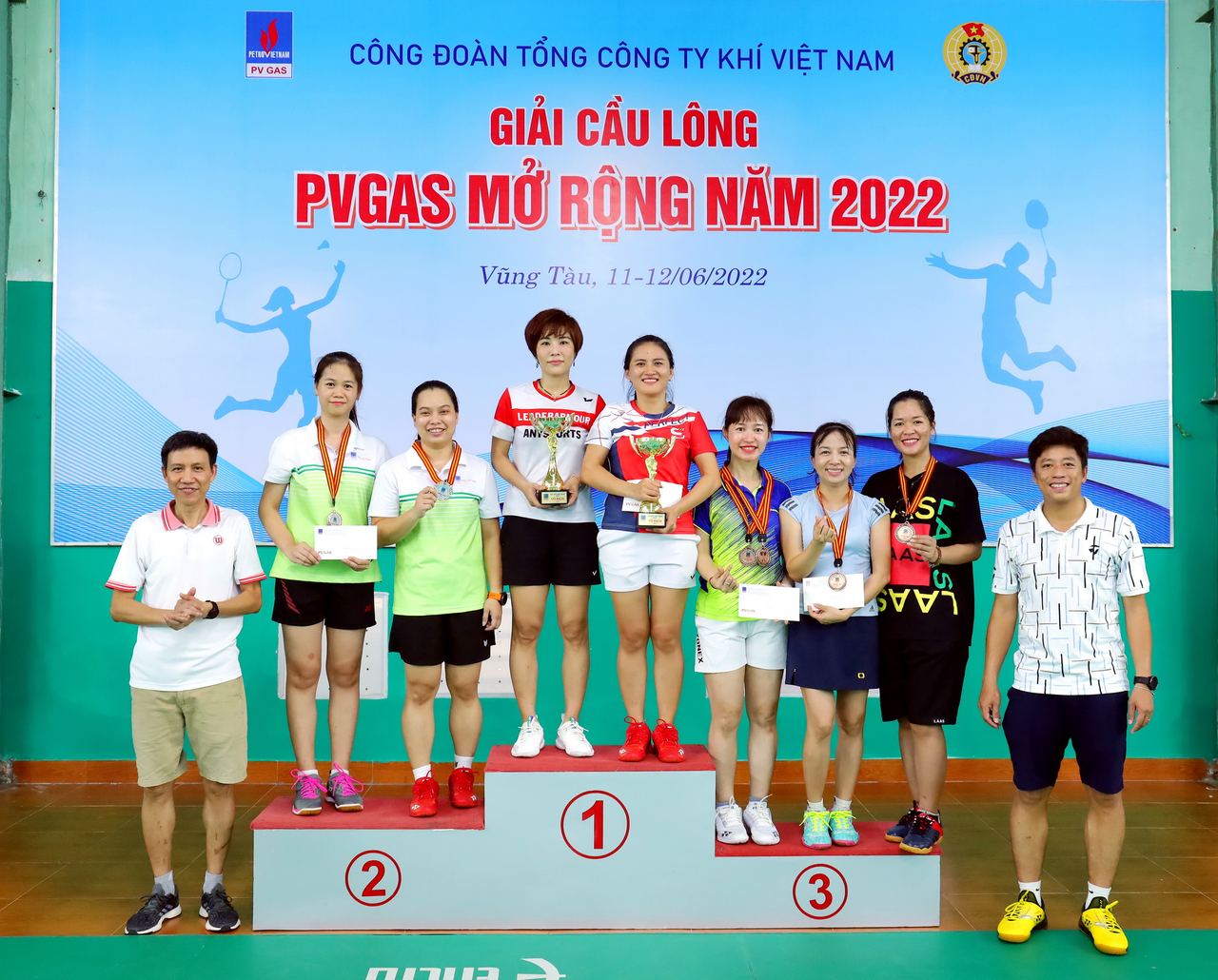 Giải cầu lông PV GAS 2022 – lan tỏa tinh thần thể thao vì sức khỏe người lao động
