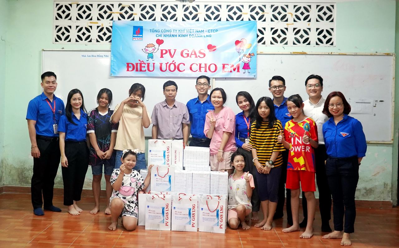 Đoàn Thanh niên PV GAS kêu gọi hưởng ứng Chương trình “PV GAS -ĐIỀU ƯỚC CHO EM”