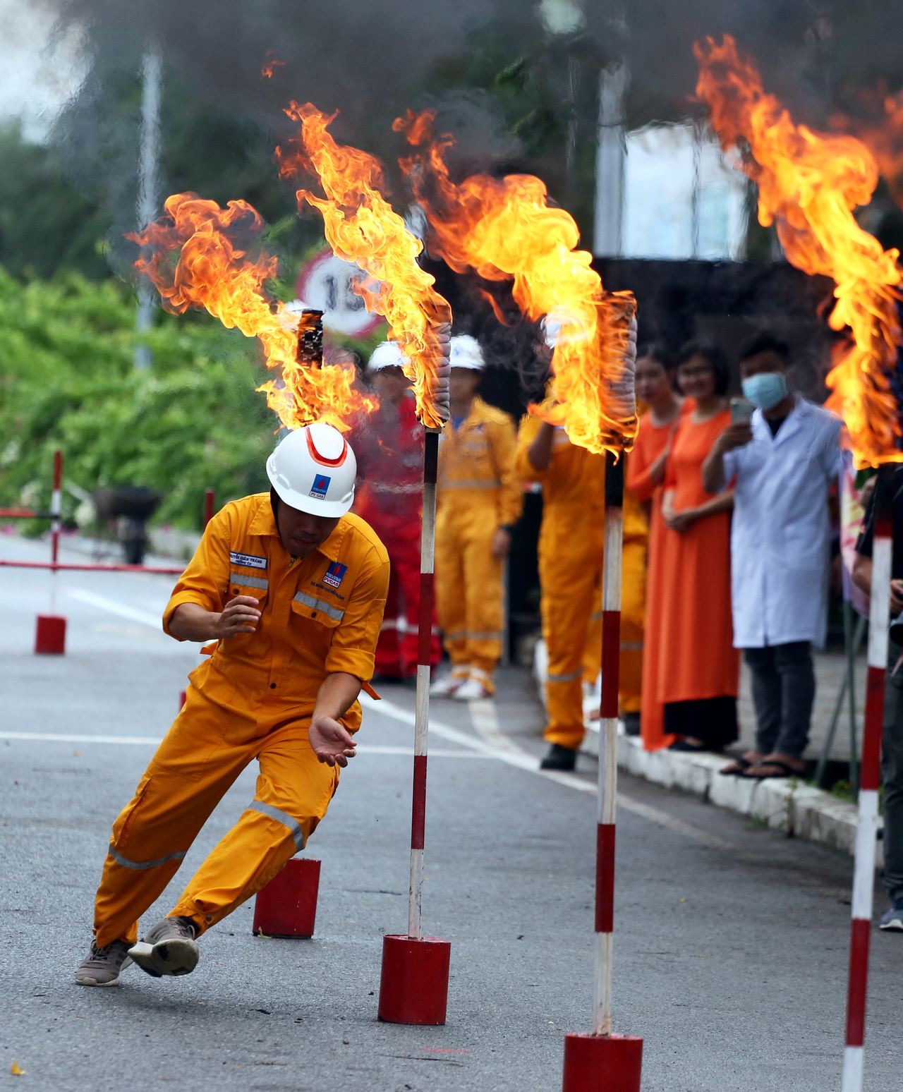 Sôi nổi Hội thao phòng cháy chữa cháy và cứu nạn cứu hộ Chi nhánh Khí Hải Phòng năm 2022