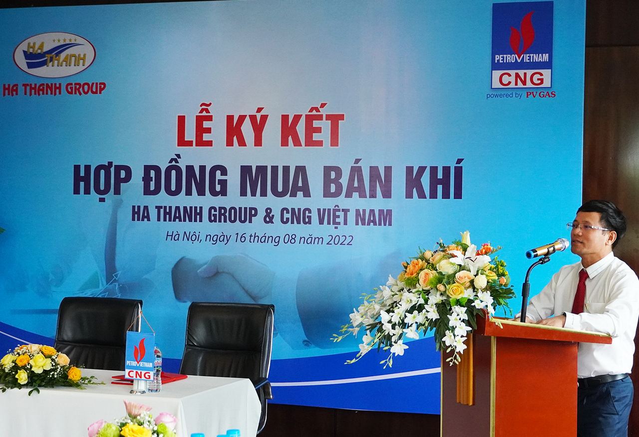 CNG Việt Nam ký hợp đồng mua bán khí với Hà Thanh Group