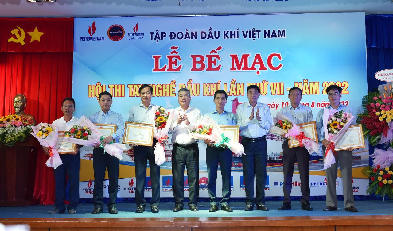 PV GAS tham gia và đạt giải tại Hội thi tay nghề Dầu khí lần thứ VII năm 2022