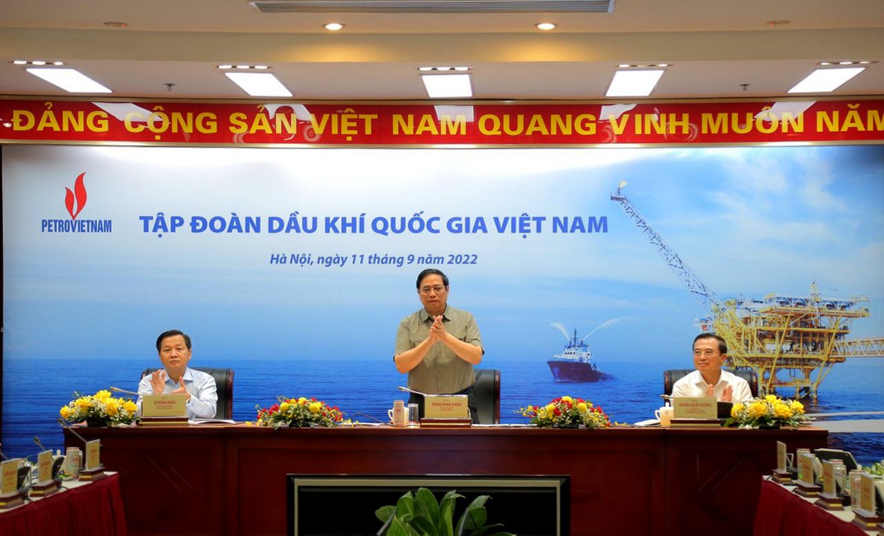 Thủ tướng Chính phủ Phạm Minh Chính làm việc với Petrovietnam Thủ tướng Chính phủ Phạm Minh Chính làm việc với Petrovietnam