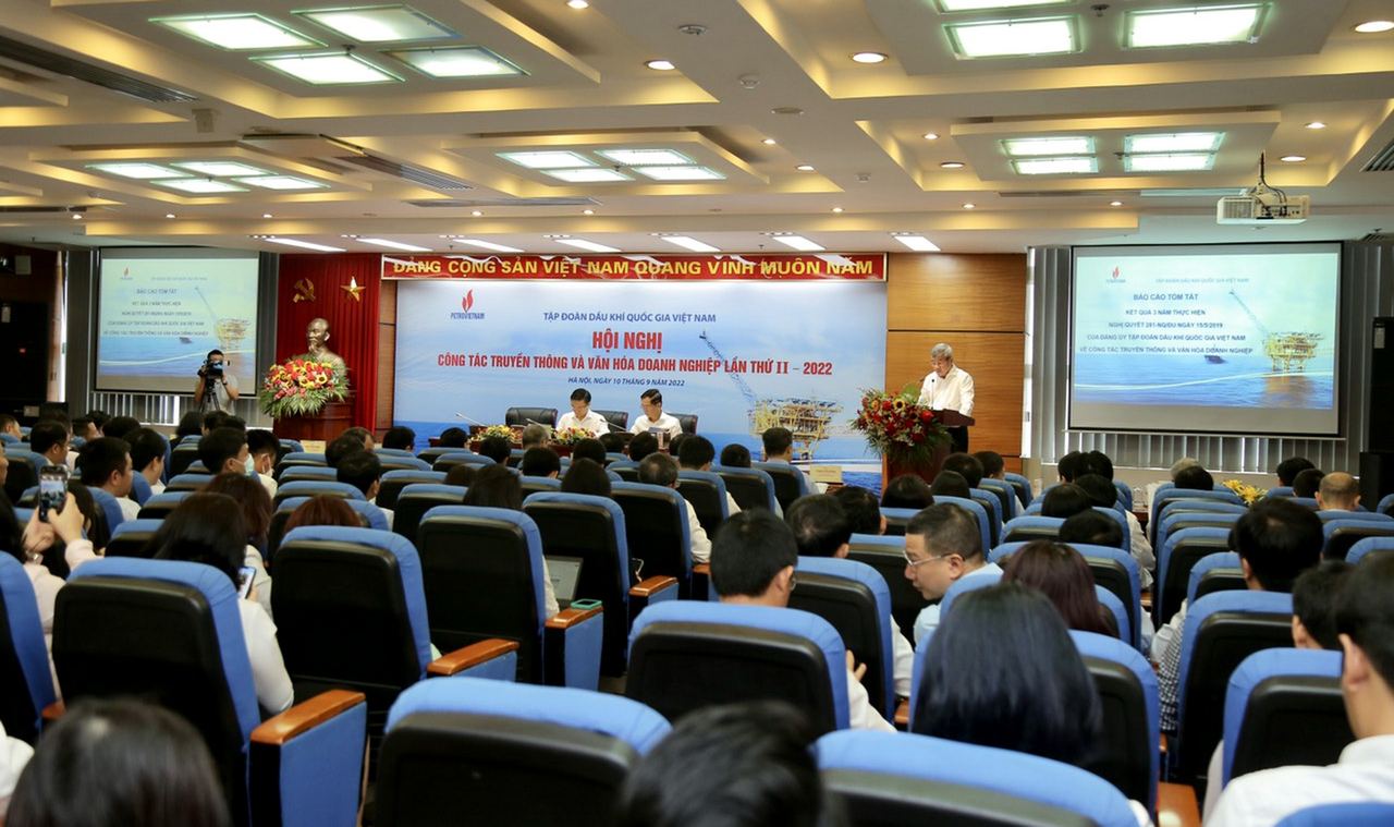 PV GAS tham gia Hội nghị công tác truyền thông và văn hóa doanh nghiệp Tập đoàn Dầu khí Quốc gia Việt Nam lần thứ II – 2022