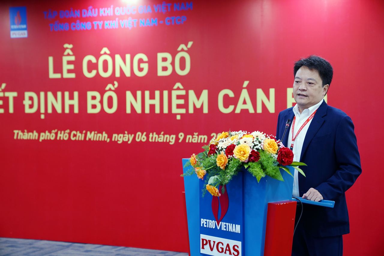PV GAS CÔNG BỐ QUYẾT ĐỊNH BỔ NHIỆM  2 PHÓ GIÁM ĐỐC PV GAS TRADING